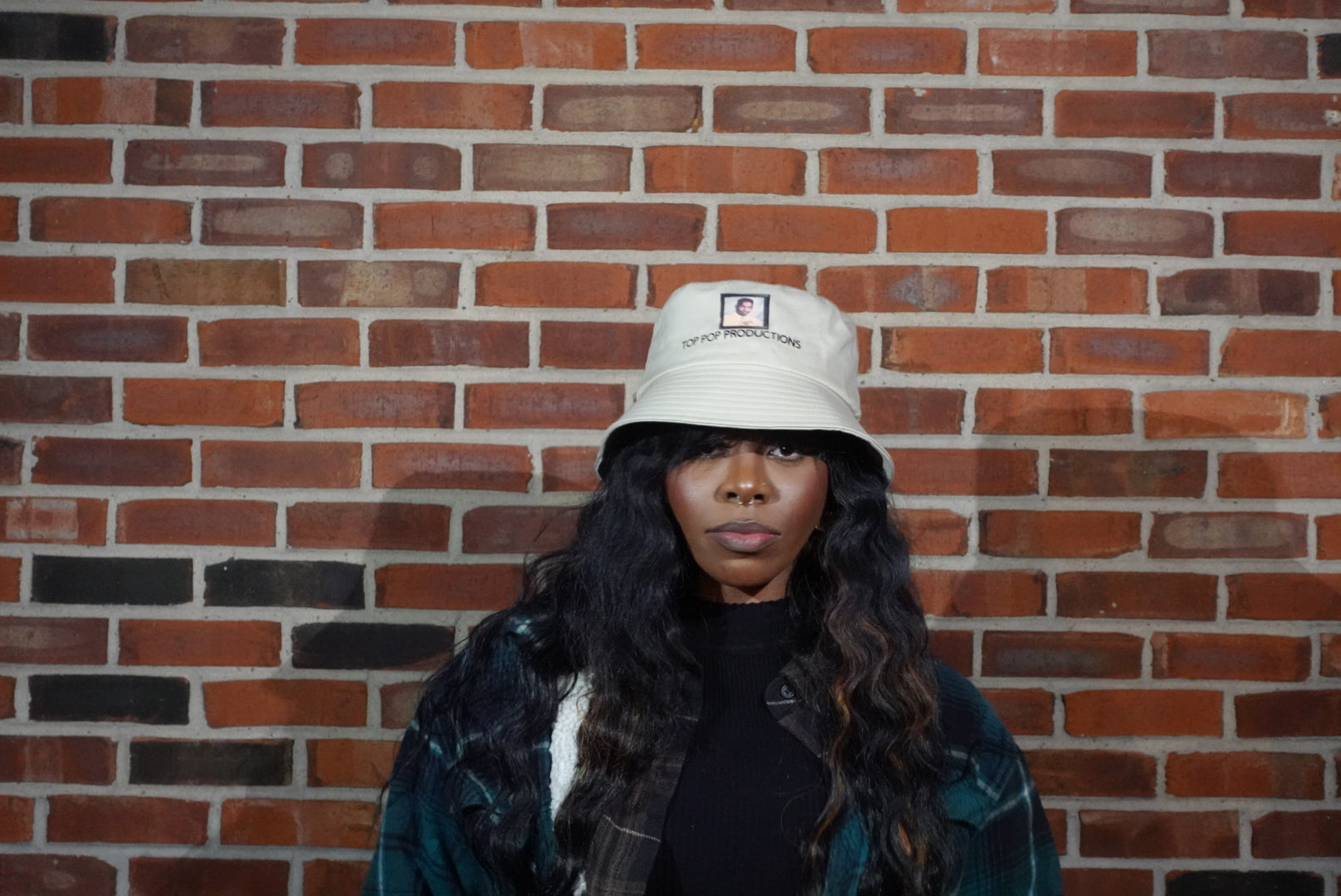 Model is wearing Beige