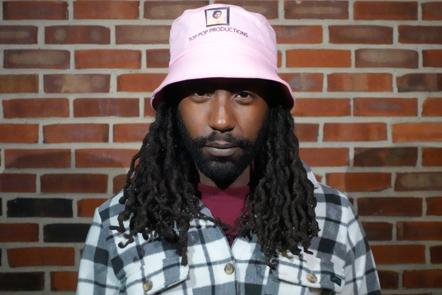 Model is wearing Pink